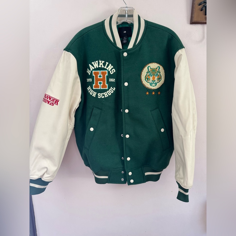 H&M jacket collaboration with Stranger Things. (NEW)